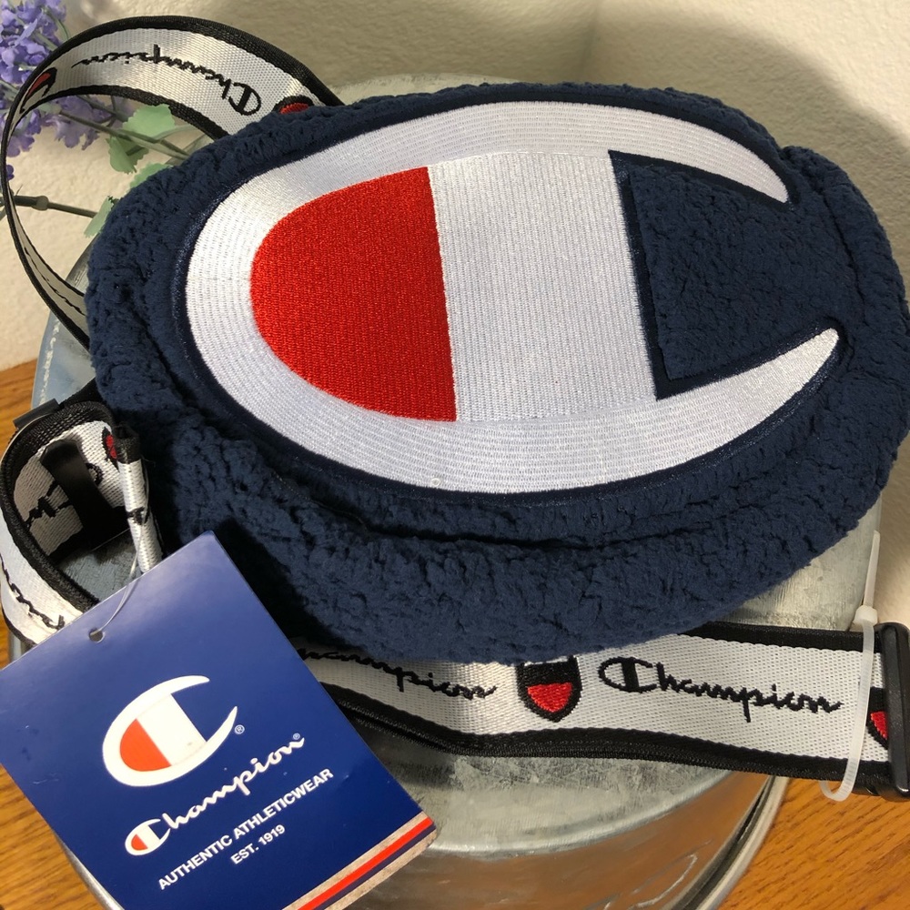 Blue Champion Sherpa Fanny Pack